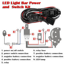 Wiring tips and helpful tools to connect strips to power included inside! Wiring Harness Kit Line 40a 12v Switch Relay Harness For Led Work Light Pod