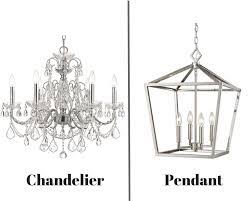 Differences Between A Chandelier And A Pendant Light Chandelier Lighting Fixtures Chandelier Hanging Lights