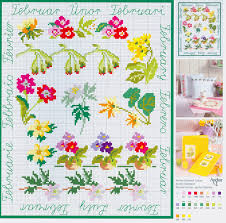 Thank you for the feedback! February Flowers Free Cross Stitch Pattern From Www Coatscrafts Pl Cross Stitch Fruit Cross Stitch Flowers Cross Stitch Geometric