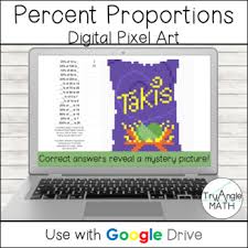 Practice Finding The Percent Of A Number Or Percent Or Whole Number With This Engaging Digital Color B Percent Proportions Consumer Math Differentiation Math