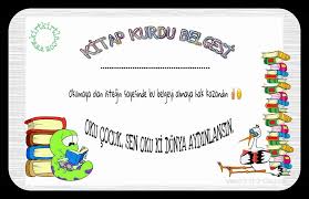 Kitap Kurdu Belgesi Okul Oncesi Ilkokul Kitap Kutuphaneler Haftasi Kitap Kitap Haftasi Kitap Projeleri