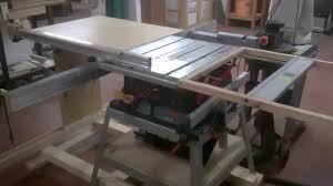 Modifica Bosch Pts 10 Carrello Scorrevole Make A Table Woodworking Workbench Workbench