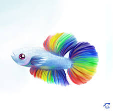 Sporty Betta By Majoh On Deviantart Fish Cartoon Drawing Fish Art Fish Drawings