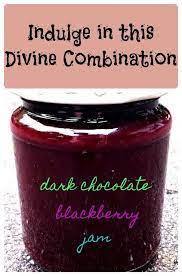 Indulge In This Divine Combination Dark Chocolate Blackberry Jam Bread Recipes Sweet Homemade Spice Mix Canning Recipes