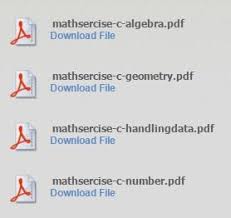 Mathsercise Getting To A C Year 11 Booklet Gcse