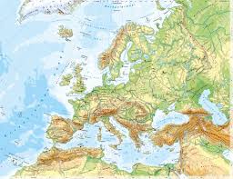 Die europäischen länder farblich hervorgehoben (landkarte von europa). Diercke Weltatlas Kartenansicht Europa Physische Ubersicht 978 3 14 100870 8 98 2 1