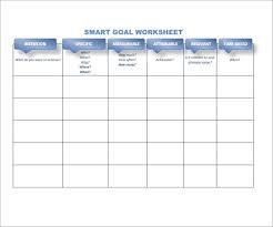 9 Smart Goals Templates Smart Goals Template Goals Template Smart Goals Worksheet