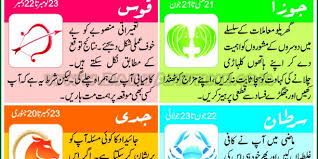 You can find horoscope in urdu love match, love meter, check zodiac compatibilities and get an analysis of life partner choices according to your zodiac sign. Urdu Horoscope Today 22nd March 2016