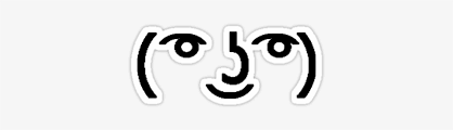 On 4chan, which is le lenny face or come to le. Transparent Gif Lenny Face Free Transparent Png Download Pngkey