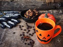 Let this starbucks coffee costume energize you this halloween — you won't need any candy to get a buzz! Chocolate Brownies Cake With Black Coffee For Halloween Party Stock Photo Picture And Royalty Free Image Image 80508576
