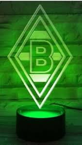 Borussia mönchengladbach 2017/18 ⭐ review. Borussia Monchengladbach Led Lampara Luz Nocturna Rombo Ebay