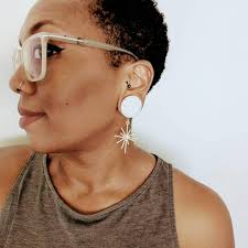 Crystal Dangle Plugs With Camel Color Based/ Piercing Gauges /8g ,6g ,4g  ,2g ,0g ,00g ,1/2, 9/16 , 5/8 ,11/16 ,3/4 ,1 Inch Diamond Gauges