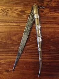 Serratore Alla Romana Con Manico In Ottone 1800 Folding Knives Historical Knives Pocket Knife