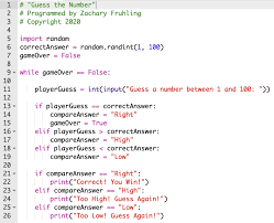 Guess = int(input(take a guess from 1 to 10: Logic And Programming How To Program A Simple Guess The Number Game In Python Zachary Fruhling