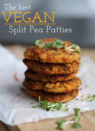 Spicy Split Pea Patties Vegan Recipe Minimal Ingredients Split Pea Recipe Vegan Vegan Sausage Pea Recipes