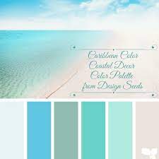 Your exterior paint scheme should highlight the most beautiful features of your home. Coastal Decor Color Palette Caribbean Color From Jess Liu Colaluca Decor Color Palette Beach Color Palettes Exterior Paint Colors For House