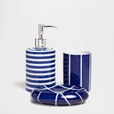 Blue Ceramic Bathroom Set Accessories Bathroom Zara Home Hungary Bathroom Sets Zara Home Blue Bathroom Accessories