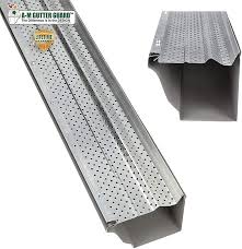 Leaf guards or reverse curve gutter guards have a wide price range due to the large number of corporations that offer their own patented leaf filters gutter guards cost $17 to $43 per foot on average for materials and installation. A M Aluminum Gutter Guard 5 200 Mill Finish Amazon Com