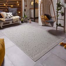 Taupe teppich outdoor beidseitig verwendbar bcm x lcm taupe. Design In Outdoor Teppich Breeze Grau Creme Teppich Terrasse Balkon Garten Ebay