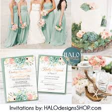 Rustic Succulent Wedding Invitation Any Color Succulent Etsy Succulent Wedding Invitations Succulent Wedding Decor Succulent Bouquet Wedding