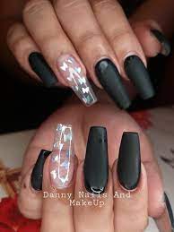 Ver más ideas sobre manicura de uñas, uñas acrílicas, manicura. Unas Acrilicas Negras Matte Danny Nails And Makeup Facebook
