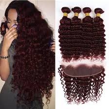 I am almost back into the full swing of things now taking bookings for weddings for 2021. 8a Burgundy Deep Wave Brazilian Virgin Hair Weave With 134 Lace Frontal Closure 5pcs Lot 99j