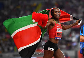 Kenya's Obiri defends 5,000m world title | CGTN Africa