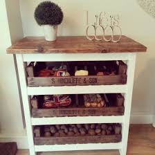 chic kitchen, vegetable storage rack