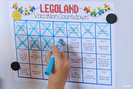 Legoland Countdown Calendar Printable Generic vacation countdown calendar free printables. legoland countdown calendar printable