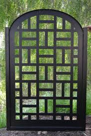 Metal Gate Contemporary Modern Pedestrian Walk Thru Entry Garden Iron Made In Us Ebay Iron Garden Gates Iron Gate Design Fence Gate Design