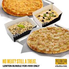 Yellow Cab Pizza S Lenten Bundle Promo And More Proud Kuripot Food Foodie Yellow Cabs