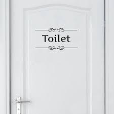 Vintage Bathroom Door Stickers Bathroom Neli Toilet Door Vintage Bathroom Decor Bathroom Decals