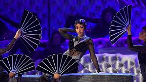 Cardi b and megan thee stallion brought their raunchy wap collab to the grammy awards for a sultry performance. Cardi B Luxuriously Performs Money At 2019 Grammys Watch Consequence Of Sound