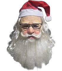 Rubies Official Santa Glasses Round Father Christmas, Adult Costume