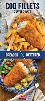 Birds Eye Cauliflower Fries Gluten Free Do You Prefer Battered Or Breaded Fish Cod Fillets Whichever You Choose Make Birds Eye Your Fishfriday And Enjoy The Ultim Cooking Recipes Food Savoury Food