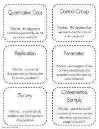Introduction To Statistics Vocabulary I Have Who Has Game Statistics Math Math Methods Ap Statistics
