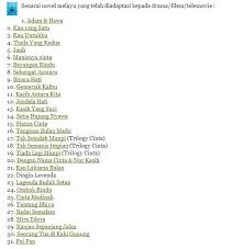 Reincarnation of the strongest sword god. Malaysiamembaca On Twitter Senarai Novel Melayu Yang Telah Diadaptasi Kepada Drama Filem Telemovie Http T Co Snbnyyf3hs