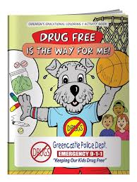 When we think of october holidays, most of us think of halloween. Promotional Drug Free Is The Way For Me Coloring Book
