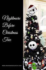 Need to put up some scary items around the house? The Nightmare Before Christmas Tree Housewife Eclectic