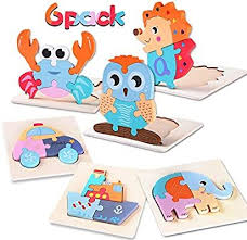 New year's day is celebrated around the world on january 1st each year. Amazon Com Wooden Jigsaw Puzzle For Toddlers Leirs Pegged Toys 6 Packs Best Gift Fo Learning Toys For Toddlers Puzzles For Toddlers Toddler Christmas Gifts