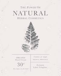 You can open these templates and modify them to meet your requirement. Customizable Label Of Natural Organic Herbal Products Fern Vintage Royalty Free Cliparts Vectors And Stock Illustration Image 127646351