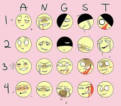 Expression Sheet Angst Google Search Drawing Expressions Drawing Meme Drawing Face Expressions