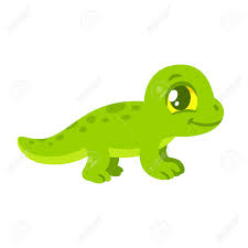 Draw its neck, elongated body and legs. Cute Cartoon Baby Lizard Drawing Little Green Reptile Vector Royalty Free Cliparts Vectors And Stock Illustration Image 126081928