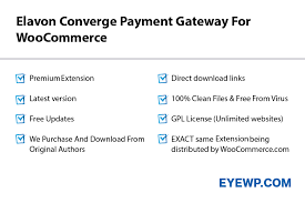 Converge provides powerful and secure data management with the following features: Woocommerce Elavon Converge Payment Gateway 2 11 2 Eyewp