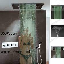 This pack of showerhead and handheld shower with various controls is enough to make bathing. Rgb Led Ceiling Shower Head Set Shower Faucet Set Multiple Function Control Shower Mixer Set Waterfall Rainfall Function Rainfall Shower Set Set Ledrainfall Shower Head Set Aliexpress