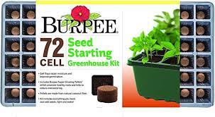 Amazon Com Burpee Seed Starter Tray 72 Cells Greenhouse Parts And Accessories Gateway Burpee Seeds Seed Starter Burpees