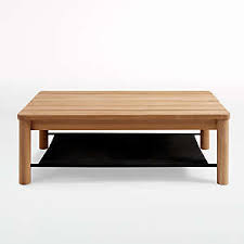 Consider positioning a long coffee table directly in front of the sofa. Outdoor Coffee Tables Crate And Barrel