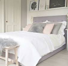 Guest Room Color Theme Touch Of Lilac With Tons Of White So Clean Grey Bedroom With Pop Of Color Grey And Gold Bedroom Guest Room Colors