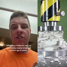 -Screw your GRWM as I make my blue collar man breakfast and lunch bs. #GRWM  #fyp #immatictoker