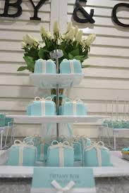 Tiffany Co Baby Shower Party Ideas Photo 6 Of 11 Tiffany Baby Showers Tiffany Party Baby Shower